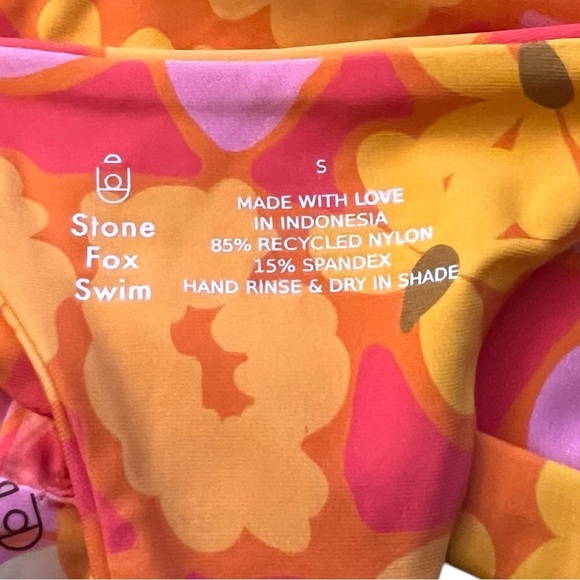 🌻NEW w.tags! REVOLVE Stone Fox Swim Lei Lei Isle Cheeky Bikini Bottom S, M, L - Picture 7 of 13